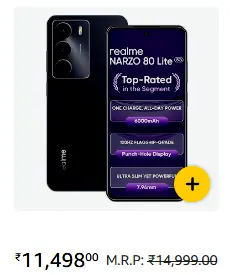 realme Narzo 80 Lite 5G smartphone slim design